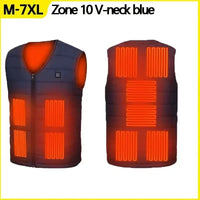 Thermax Heated Vest – Smart Temperature Control USB Winter Jacket
