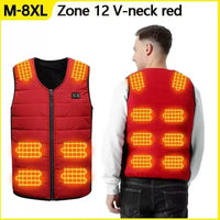 Thermax Heated Vest – Smart Temperature Control USB Winter Jacket