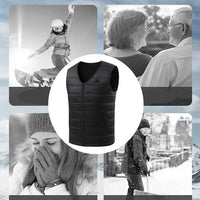 Thermax Heated Vest – Smart Temperature Control USB Winter Jacket