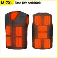 Thermax Heated Vest – Smart Temperature Control USB Winter Jacket
