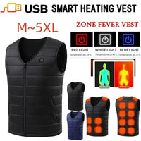 Thermax Heated Vest – Smart Temperature Control USB Winter Jacket