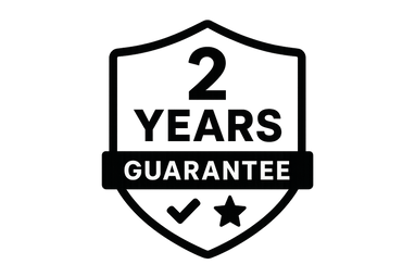 generate a icon no colors for 2 years guarentee